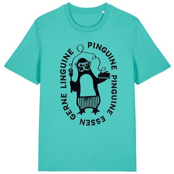 päfjes Pinguin Pinguine essen gerne Linguine - Fair Wear Unisex T-Shirt