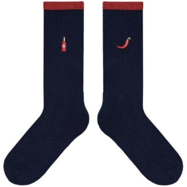 von Jungfeld Mix & Match Tennis Socken mit Stickmotiven