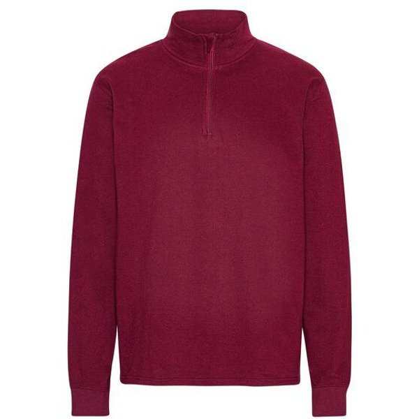 Neutral® Neutral Unisex Troyer Bio-Baumwolle Sweatshirt Quarter-Zip-Reißverschluss