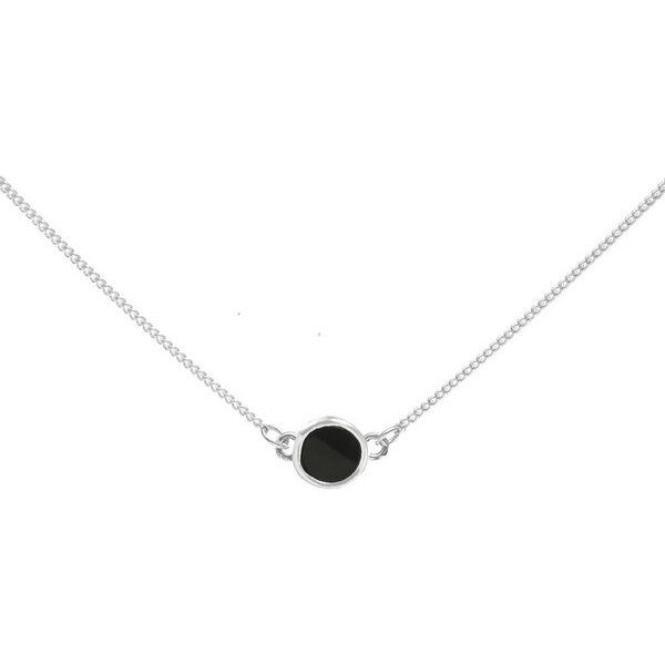 pakilia Kette "Redondo Obsidiana" – fair gehandelt & handgefertigt in Mexiko