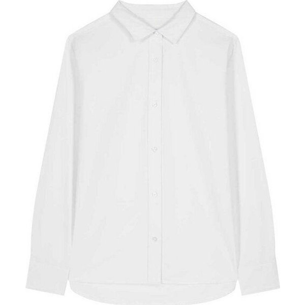 YTWOO Damen-Oxford-Hemd aus Bio-Baumwolle