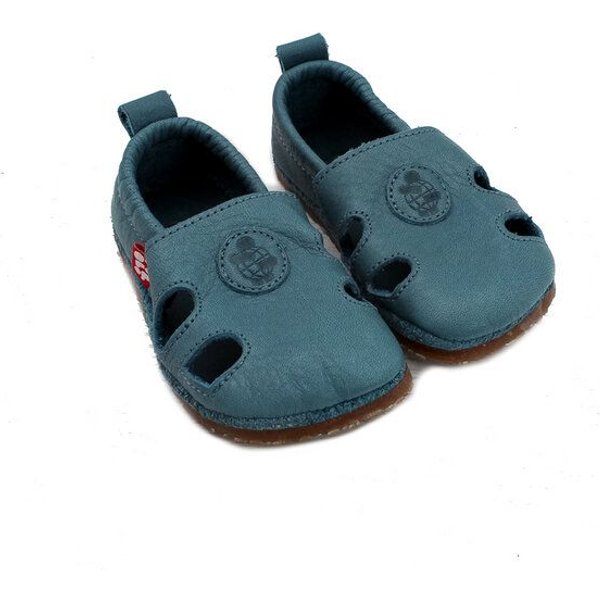 Pololo Barfußschuh "Sommer" aus pflanzlich gegerbtem Leder mit Gummisohle, Größen 20-34