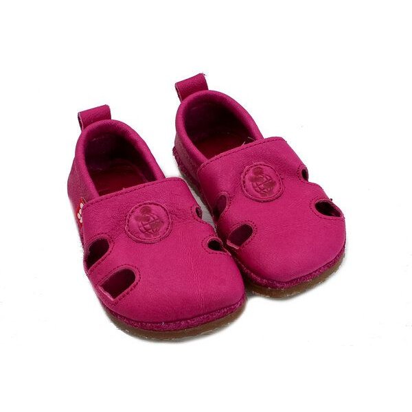Pololo Barfußschuh "Sommer" aus pflanzlich gegerbtem Leder mit Gummisohle, Größen 20-34