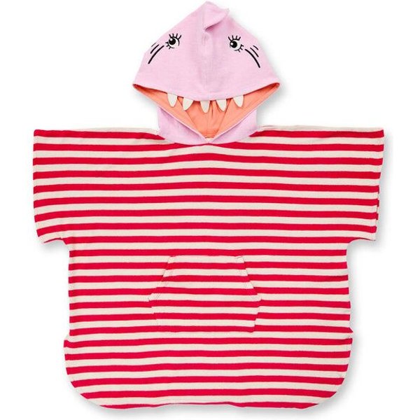 Sense Organics & friends in cooperation with GARY MASH Badeponcho mit Haifisch-Kapuze aus Bio-Baumwolle