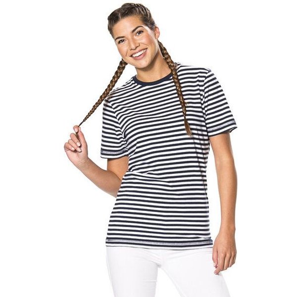 Greenspired Umweltfreundliches Streifen T-Shirt aus 100 % Biobaumwolle, S-3XL