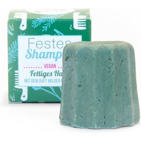 Lamazuna Festes Shampoo für fettiges Haar // Wilder Kräuter