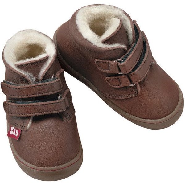 Pololo Lauflern-Winterschuh "Nino" mit weichem Wollfutter (Bio), Größen 20 - 27