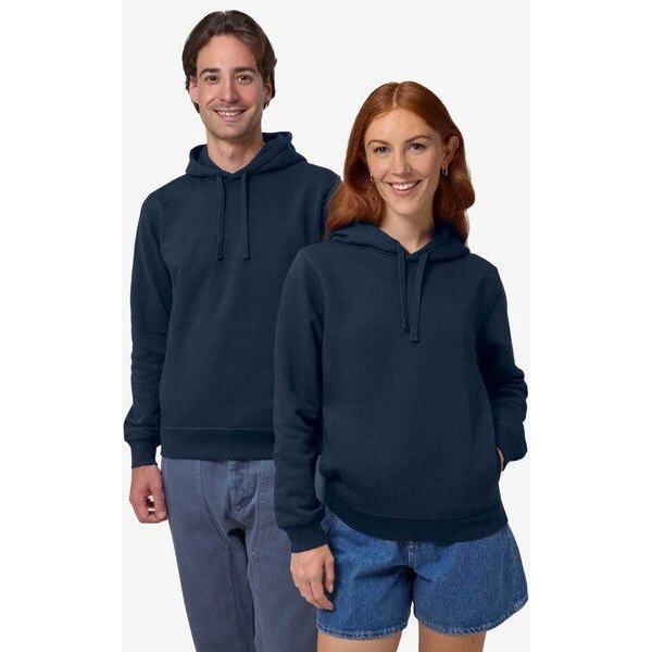 YTWOO Unisex Kapuzenpullover mit Seitentaschen aus Bio Baumwolle und recyceltem PET