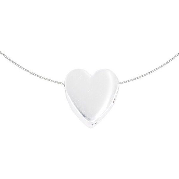 pakilia Kettenanhänger "Corazón cartoneado" inkl. Silberkette 45 cm – fair gehandelt & handgefertigt in Mexiko