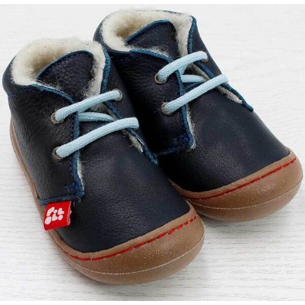 Pololo Lauflernschuh-Winterschuh "Juan", gefüttert mit 100% Wolle (Bio/kbT), Gr. 20 - 27