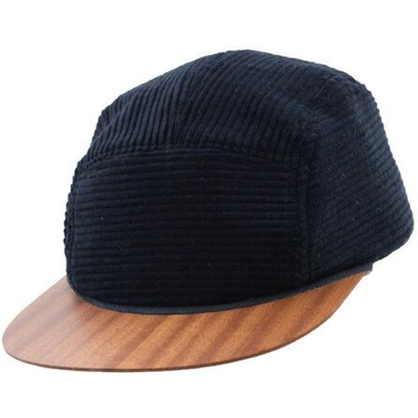 Lou-i Cord Cap mit edlem Holzschild - Made in Germany