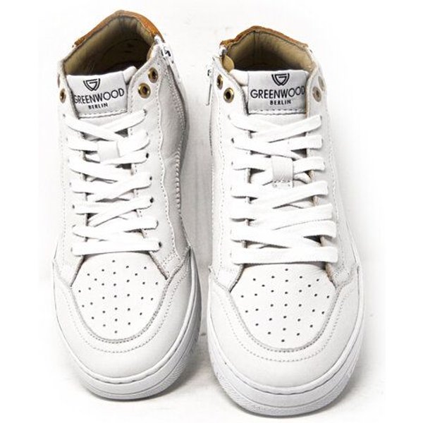 Greenwood Berlin GWB Sneaker Unisex Base high weiß gelb
