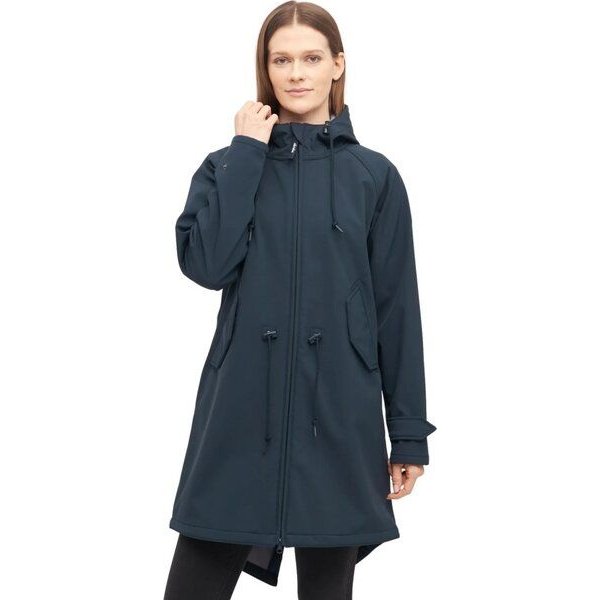 Derbe Damen Regenjacke Friese Island navy lily pad