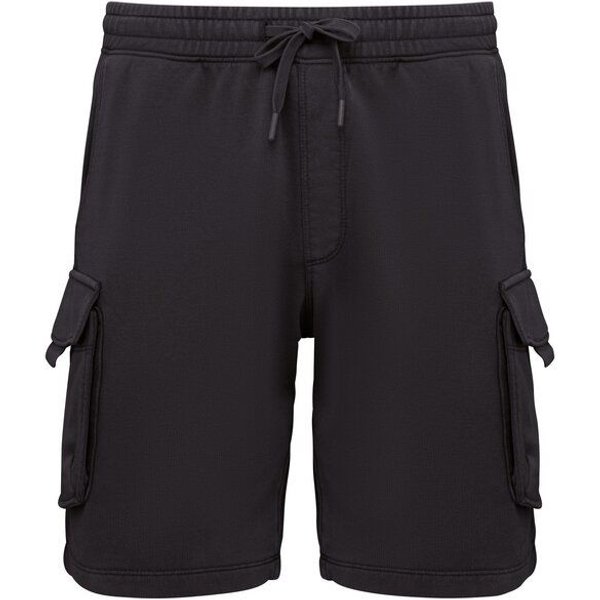 Greenspired Umweltfreundliche ausgewaschene French Terry Cargo-Shorts 300g/m² XS-3XL