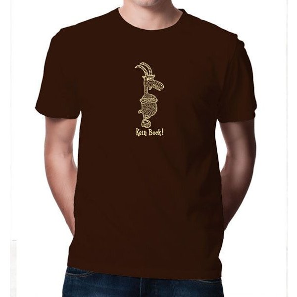 Picopoc >> Kein Bock ! T-Shirt für Männer in Braun & Beige