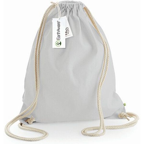 Sportbeutel Rucksack Sporttasche Westford Mill EarthAware Gymbag Bio Baumwolle