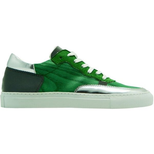 vegane Sneaker aus Holz "nat-2 Wood green" in grün