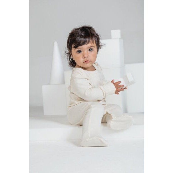 Babybugz Baby Schlafanzug mit Füßen Bio Baumwolle Vegan