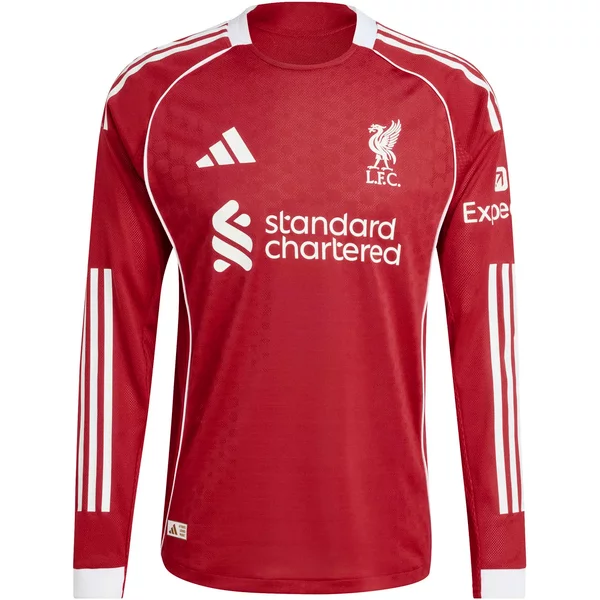 Maglietta Casalinga Autentica A Maniche Lunghe Liverpool Fc 2025/26-image