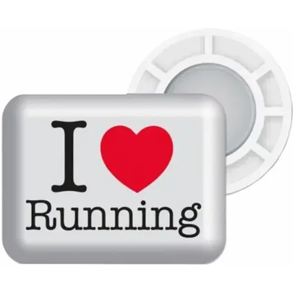 Magnetic bib holders Bibbits I love Running