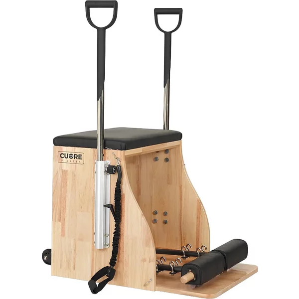 Chaise Pilates In Legno Con Molle Regolabili Stabile E Solida Cuore Pilates-image