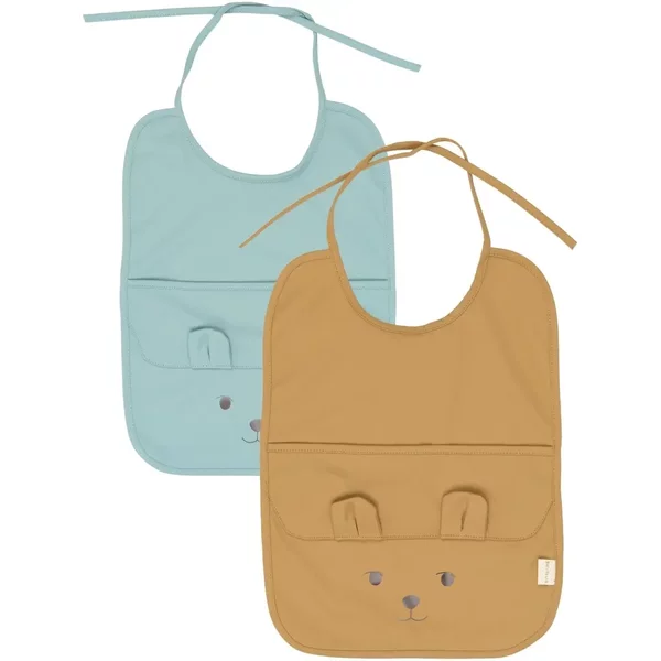 Bavoir Long BéBé Fabelab Bear (X2)-image