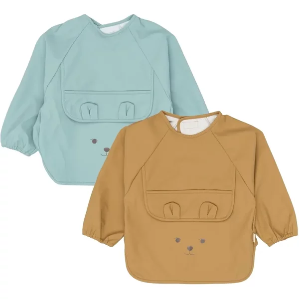 Bavoir BéBé Fabelab Bear Solid (X2)-image