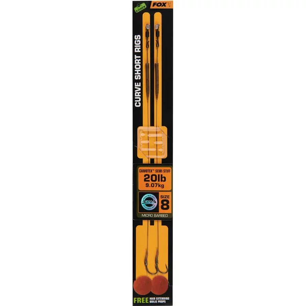 Short curved bottom line Fox Camotex Semi Stiff