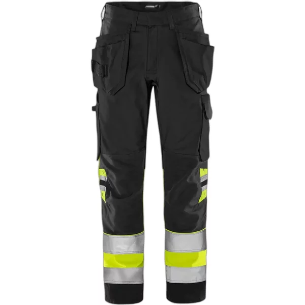 High visibility work trousers class 1 Fristads Green 2640 GPLU