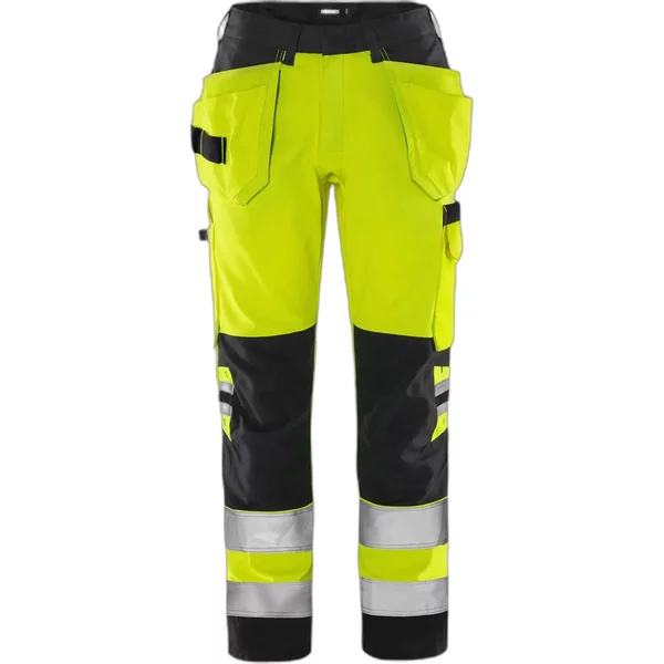 Women's Class 2 High-Visibility Work Trousers Fristads 2671 GPLU