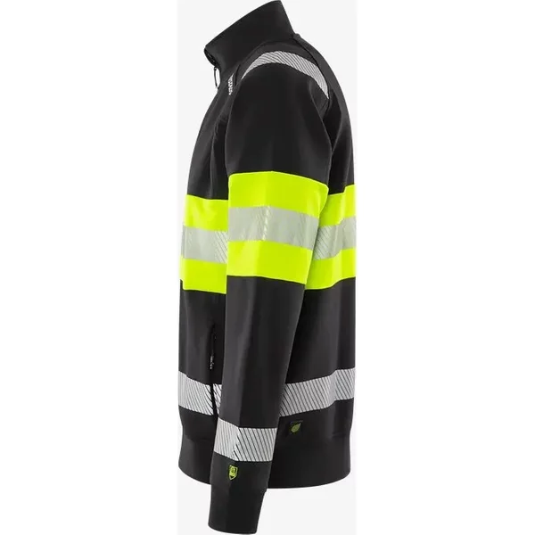 High visibility zip-up tracksuit jacket Fristads 7531 GKC
