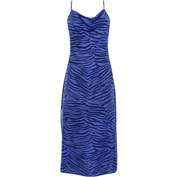 Robe Estivale Mi-Longue à Fines Bretelles Femme Lisca Lima-image