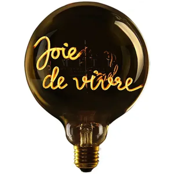 Ampoule Led à Poser E27 Message In The Bulb Joie De Vivre-image