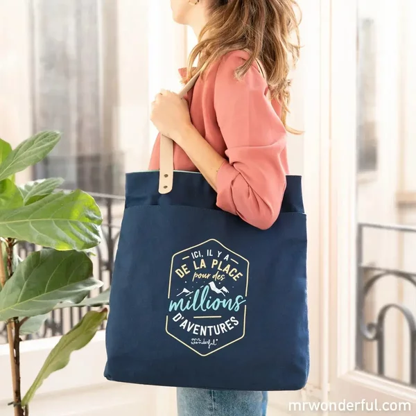 Tote Bag - Ici, Il Y A De La Place Pour Des Mr. Wonderful-image