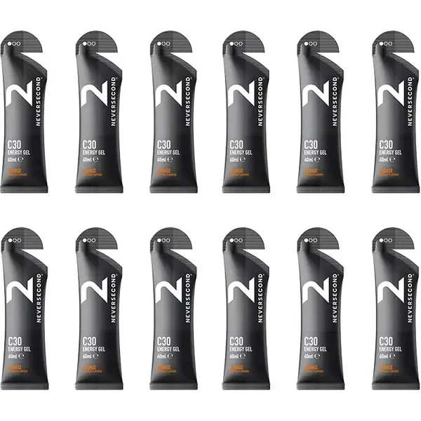 Gel éNergéTique Neversecond Energy Gel C30 Orange (X12)-image