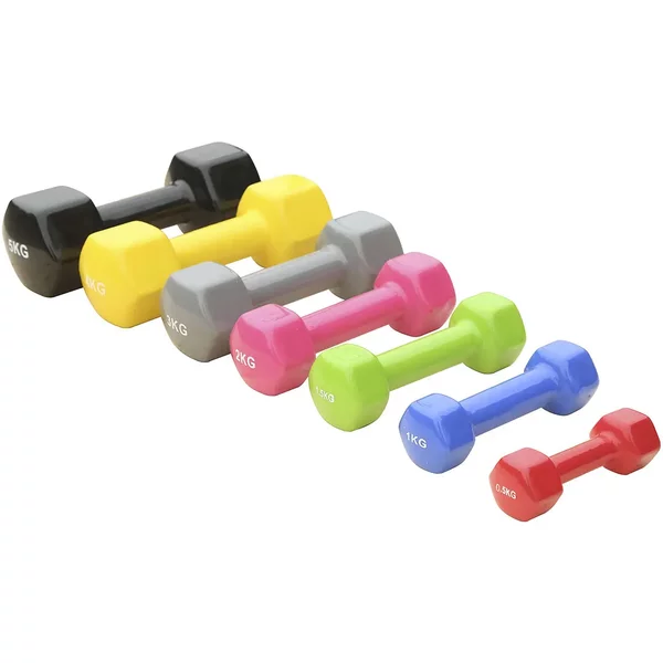 Paire d'haltères vinyle Sporti 3kg