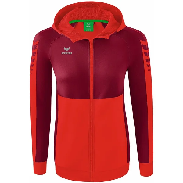 Dames trainingsvest met capuchon Erima Six Wings