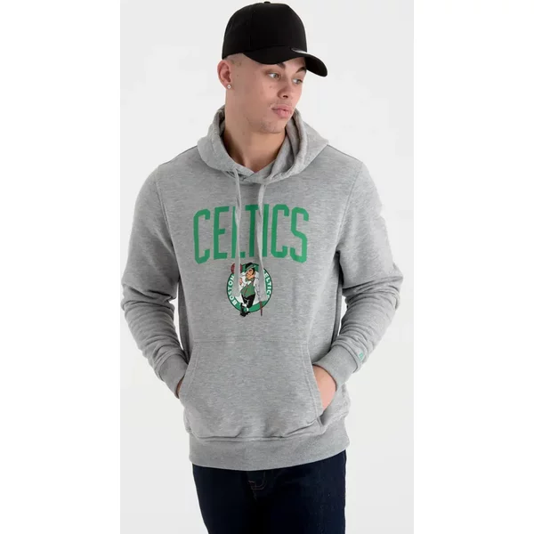 Sweat Capuche New Era Avec Logo De L'éQuipe Boston Celtics-image