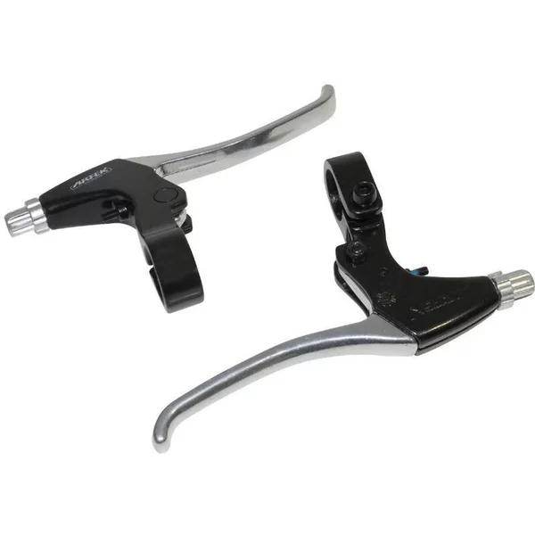 Paire De Leviers De Frein VTT-VTC 4 Doigts Alu Newton V-Brake-image