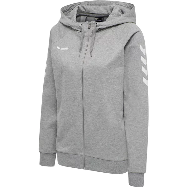 Damen Kapuzenjacke Mit ReißVerschluss Hummel Hmlgo Cotton-image