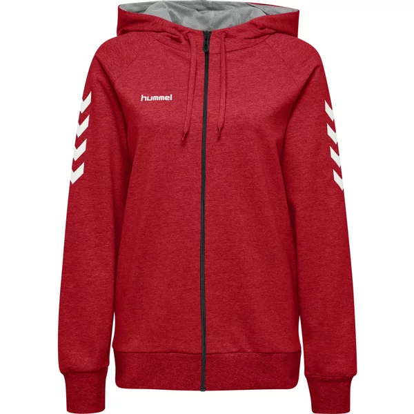 Damen Kapuzenjacke Mit ReißVerschluss Hummel Hmlgo Cotton-image