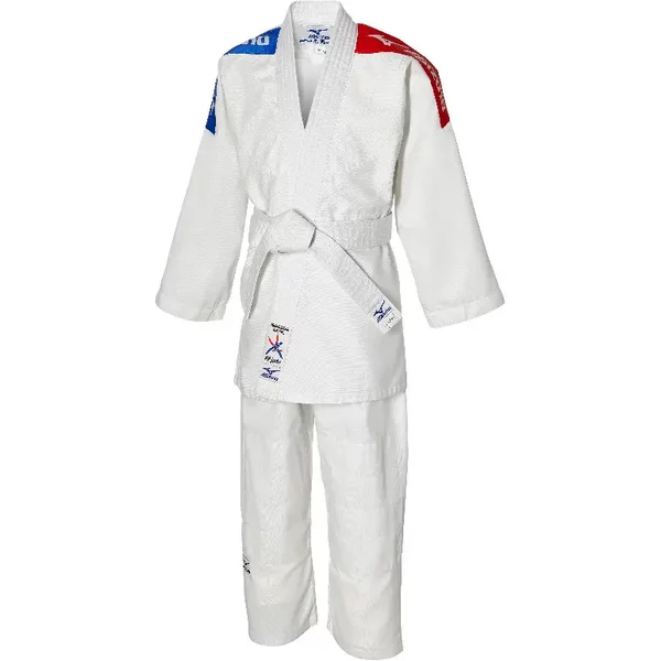 Judo-Kimono für Kinder Mizuno Shiro Plus FFJ