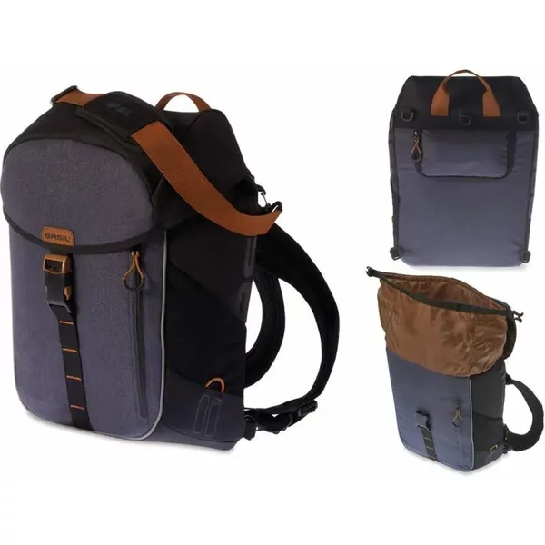Sac à Dos Et BandoulièRe ImperméAble Basil Miles Daypack 17L-image
