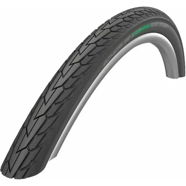 Pneu Rigide Schwalbe Road Cruiser 28X1,60/700X40C K-Guard Green Compound Hs484 Twinskin-image