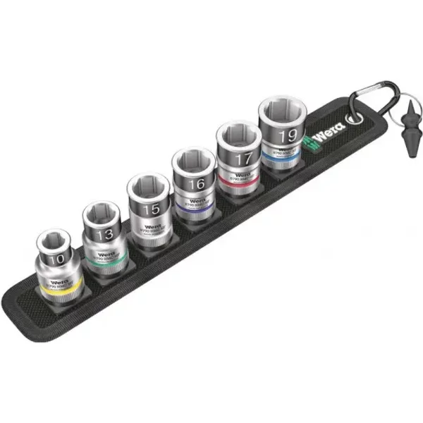 Jeu De Douille à Fonction De Retenue Wera Zyklop 8790 HMC HF 1-image