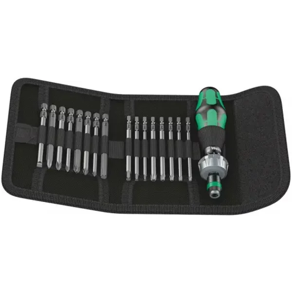 ÉTui Pliant Avec Embouts Wera Kraftform Kompakt 60 R-image