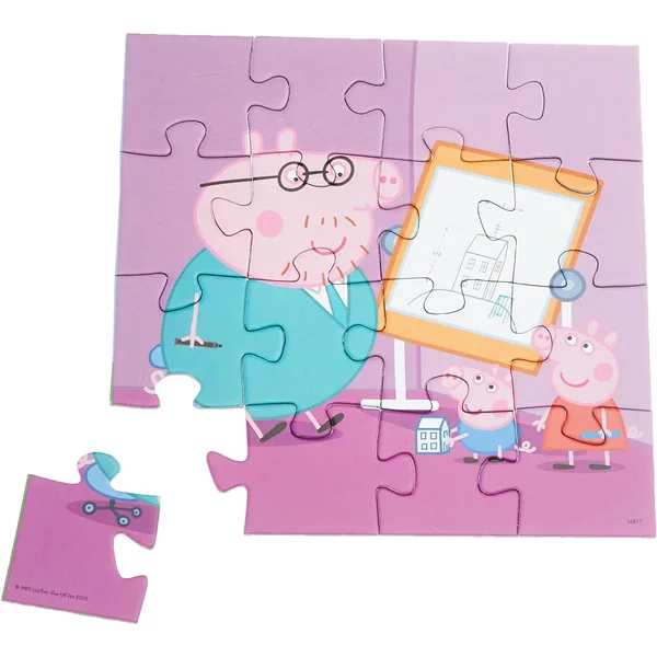 Progressives Puzzle Mit 12-16-20-25 Teilen Peppa Pig-image