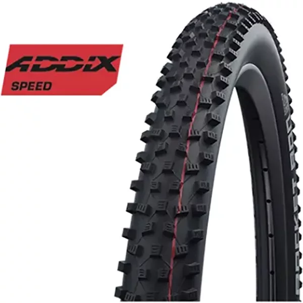 Pneu Souple Schwalbe Rocket Ron 27,5X2,10 Hs438 Evo Super Ground Tubeless Addix Speed-image