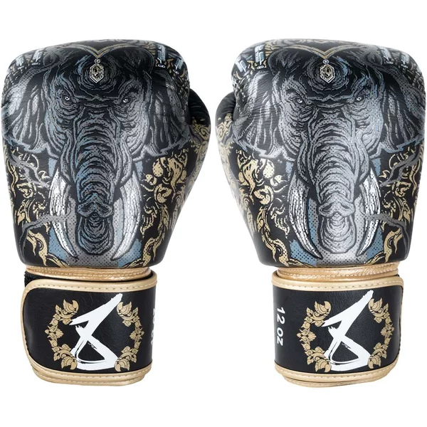 Thai-Box-Handschuhe 8 Weapons Three Elephants 2.0