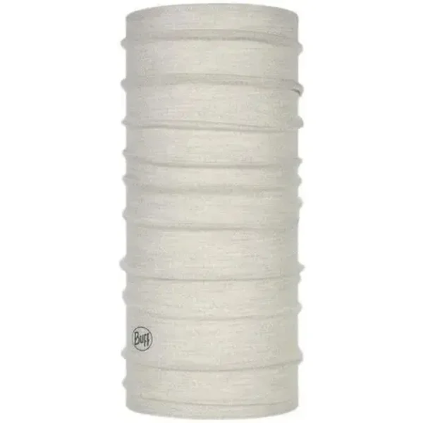 Scaldacollo in lana merino Buff wool solid cloud